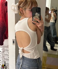 Determ; / Gatered Off-shoulder Top | JURK shop