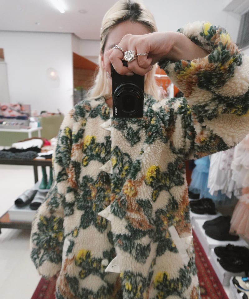 FUMIE TANAKA jacquard boa blouson 【公式通販】