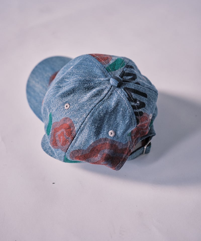 VIVIANO×JURK / rose print denim cap | JURK shop