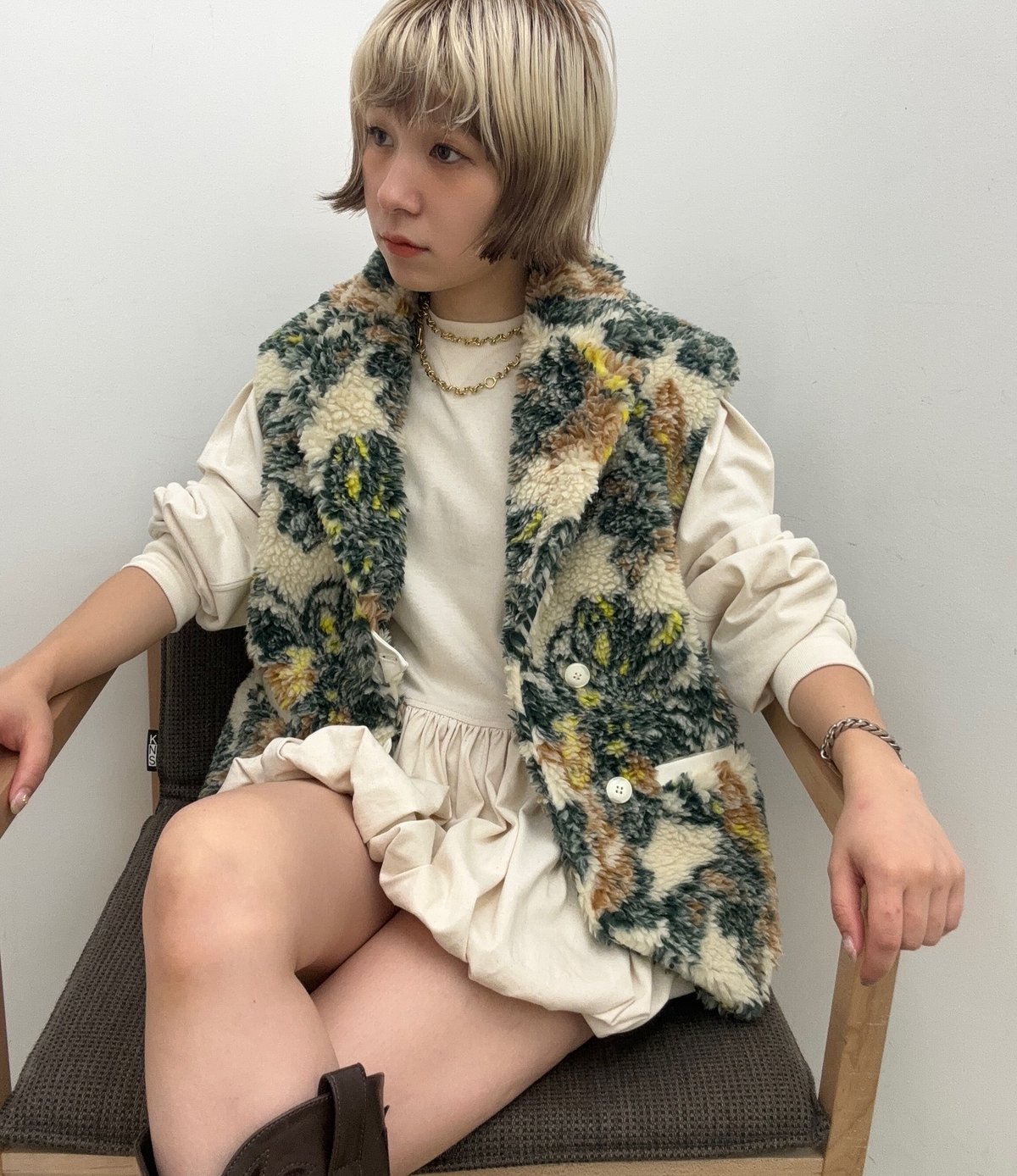 FUMIE=TANAKA / jq boa vest | JURK TOKYO FUMIE=TANAKA / jq boa vest | JURK TOKYO