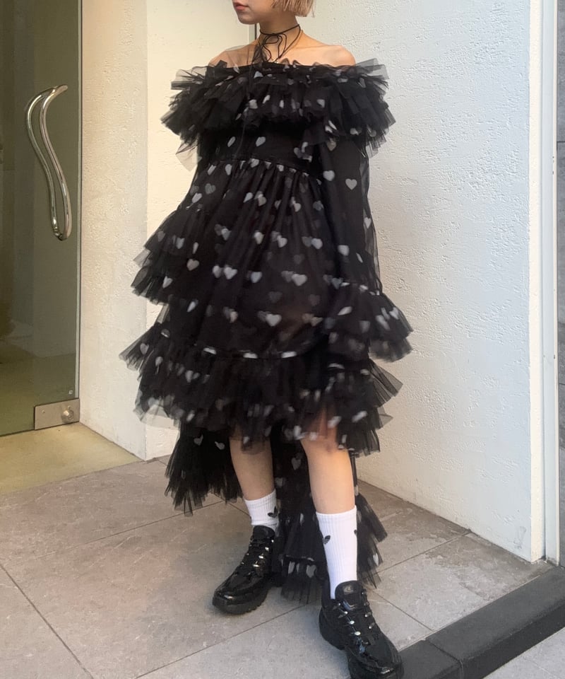 VIVIANO / Asymmetric Tulle Dress | JURK TOKYO VIVIANO / Asymmetric Tulle Dress | JURK TOKYO