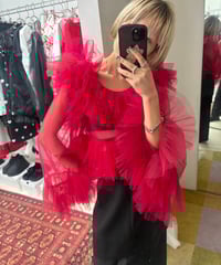VIVIANO×jurk ブラトップ VIVIANO × JURK / Tulle Cami Top | JURK