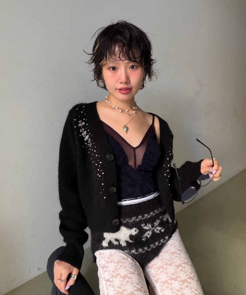 FETICO / Velour paneled bodysuit | JURK shop tokyo