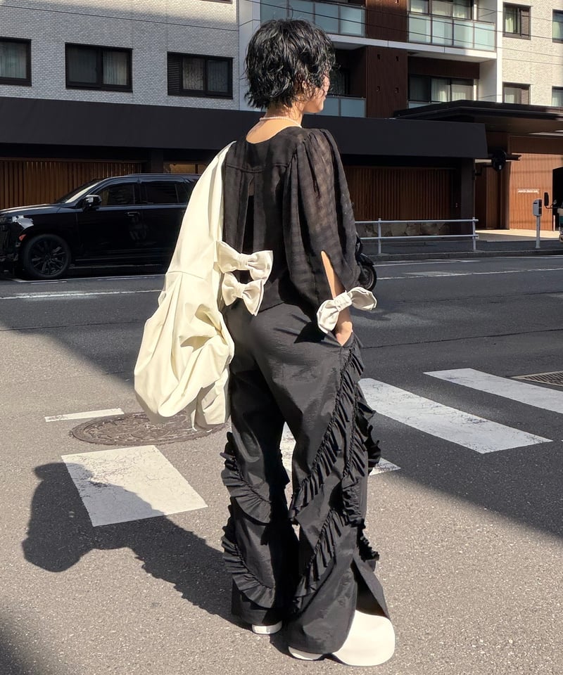 naokitomizuka / Design ribbon bag | JURK shop t