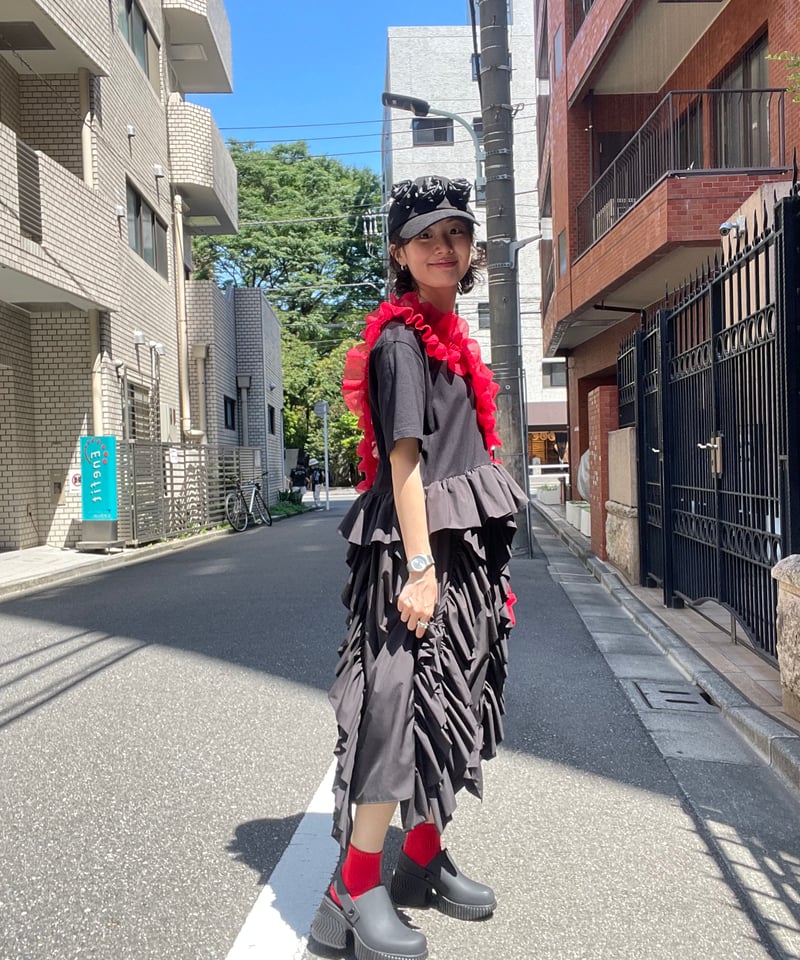 極美品 25ss トゥジュー LINEN CLOTH Ruffle Shirt 極美品 25ss トゥジュー LINEN CLOTH Ruffle Shirt