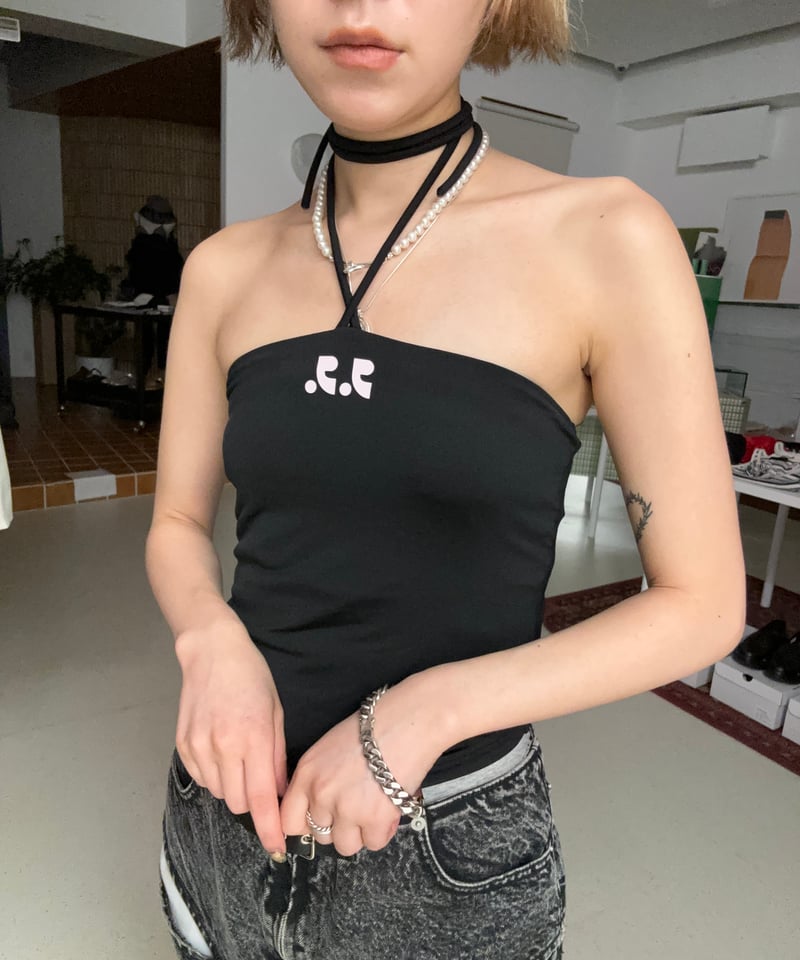 トップス Rest & Recreation RR BOLERO + HALTER TOP RR)Rest & Recreation / bolero + halter top | J