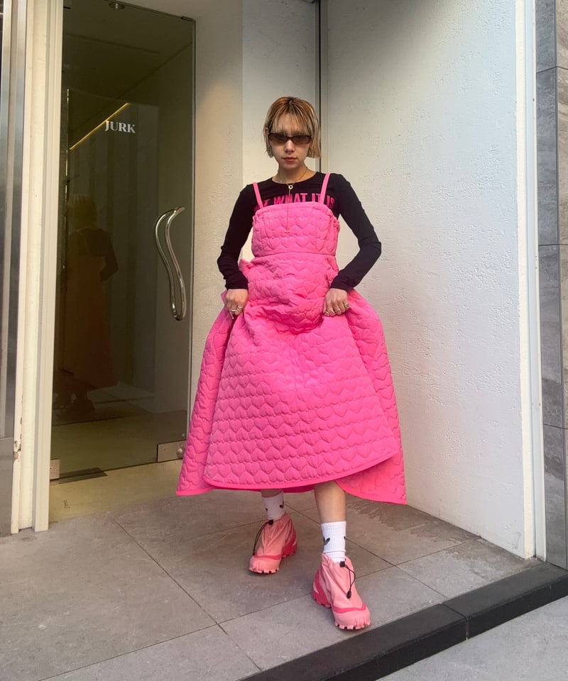 viviano ワンピース VIVIANO/ヴィヴィアーノ】hirt with Swell Ruffle Tulle