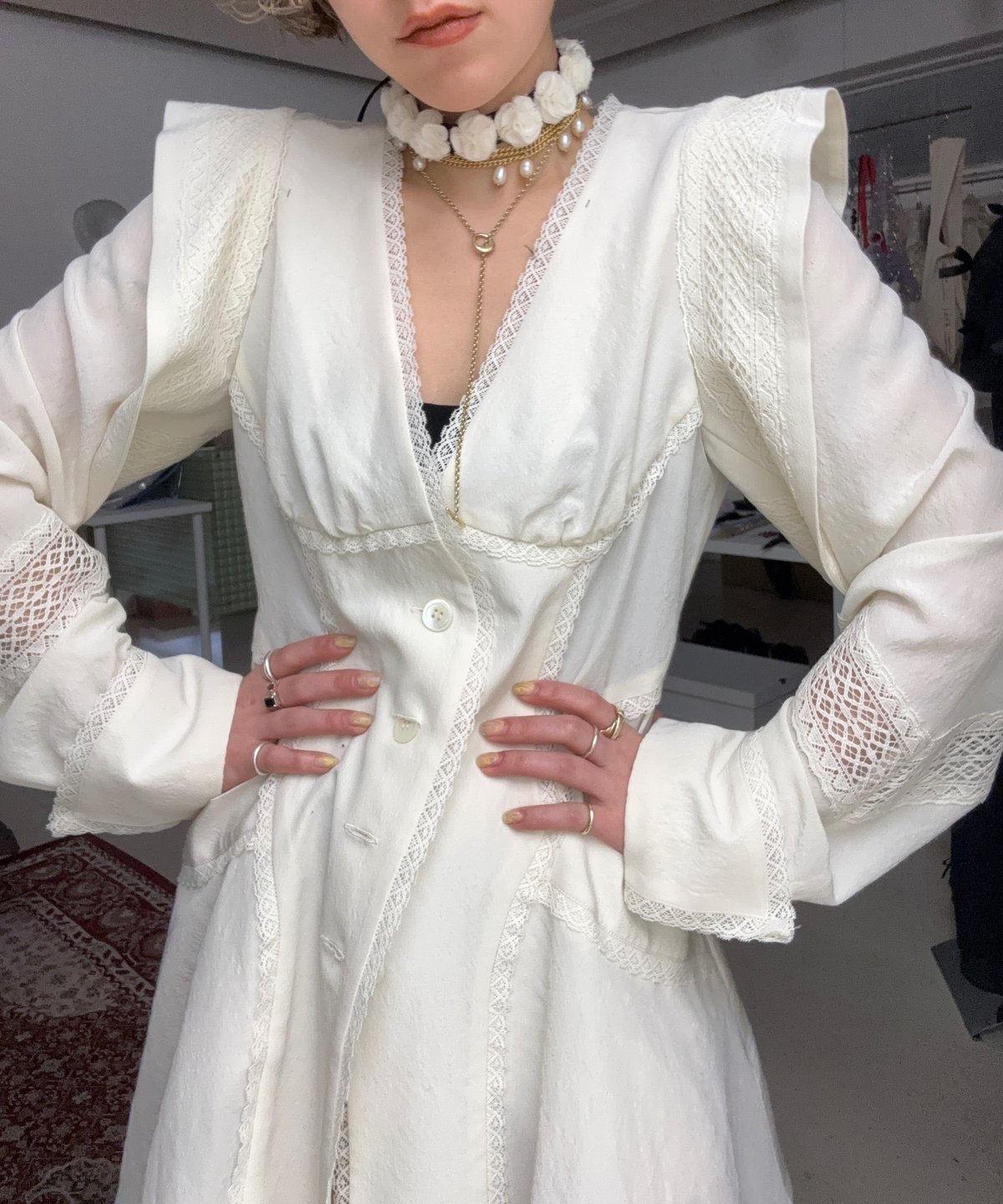 FETICO / LACE-PANELED JACKET | JURK shop tokyo