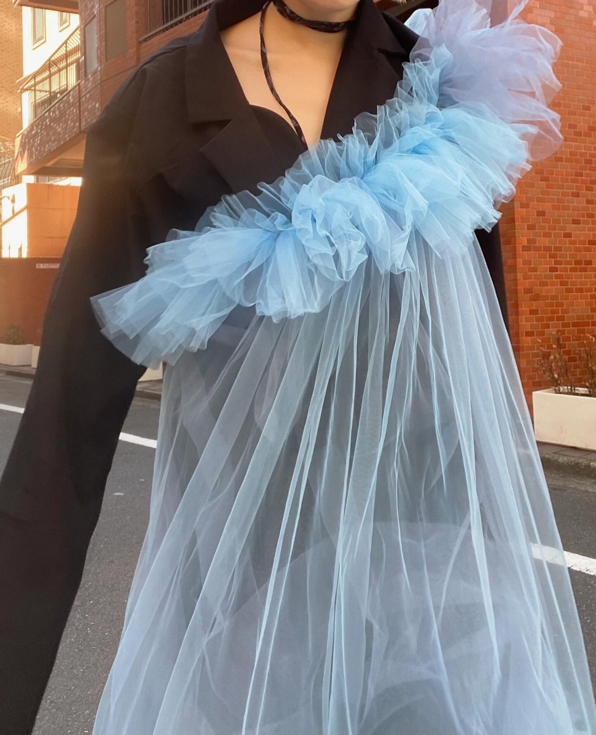 【美品】VIVIANO × JURK チュールキャミソール　ヴィヴィアーノ Viviano x jurk チュールキャミトップス - メルカリ