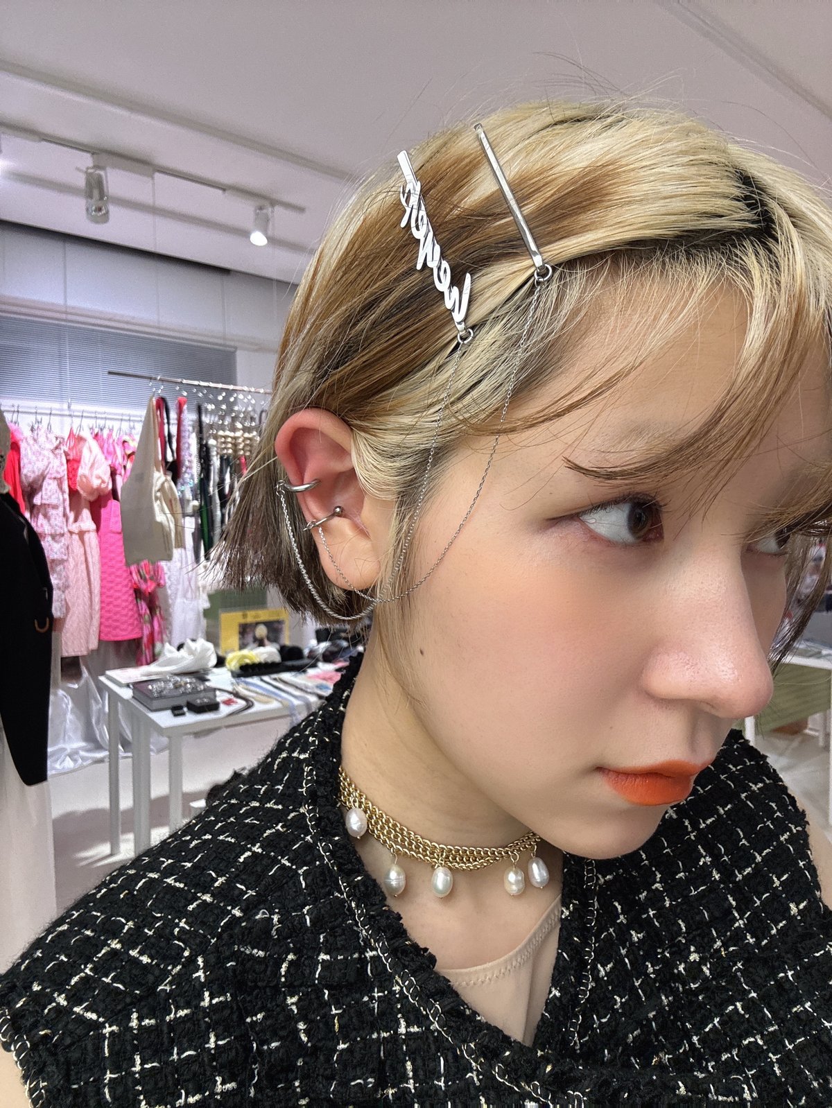 heyep / Hair Pin with Chain Ear Cuff | JURK sho