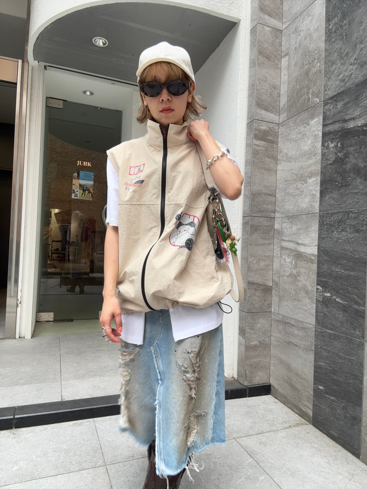 CommonNoun × JURK / nylon vest | JURK shop tokyo