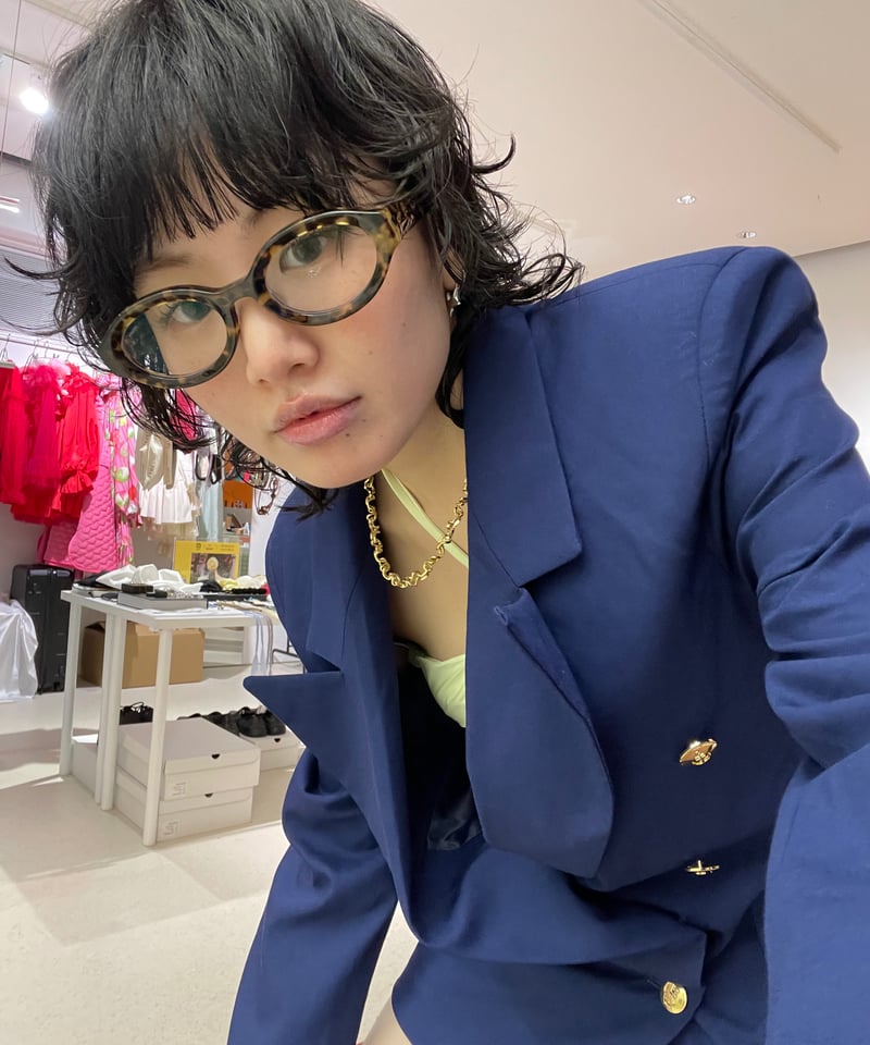 FETICO×BLANC OVAL-FRAME SUNGLASSES 24SS FETICO×BLANC OVAL-FRAME SUNGLASSES 24SS FETICO / × BLANC