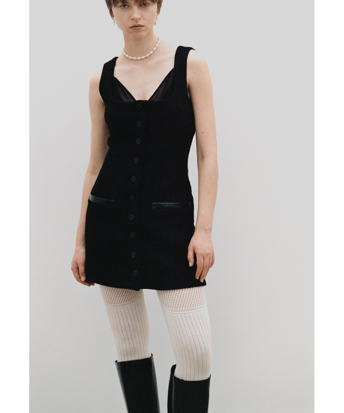 FETICO / ROSE PATTERN LACE KNIT TIGHTS | JURK s