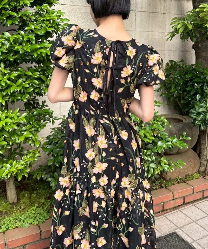 DREAM sisterjane / Wood Lily Embroidered Maxi D