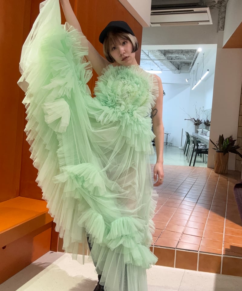 VIVIANO / Tulle Ruffle Cami Dress | JURK TOKYO VIVIANO / Tulle Ruffle Cami Dress | JURK TOKYO