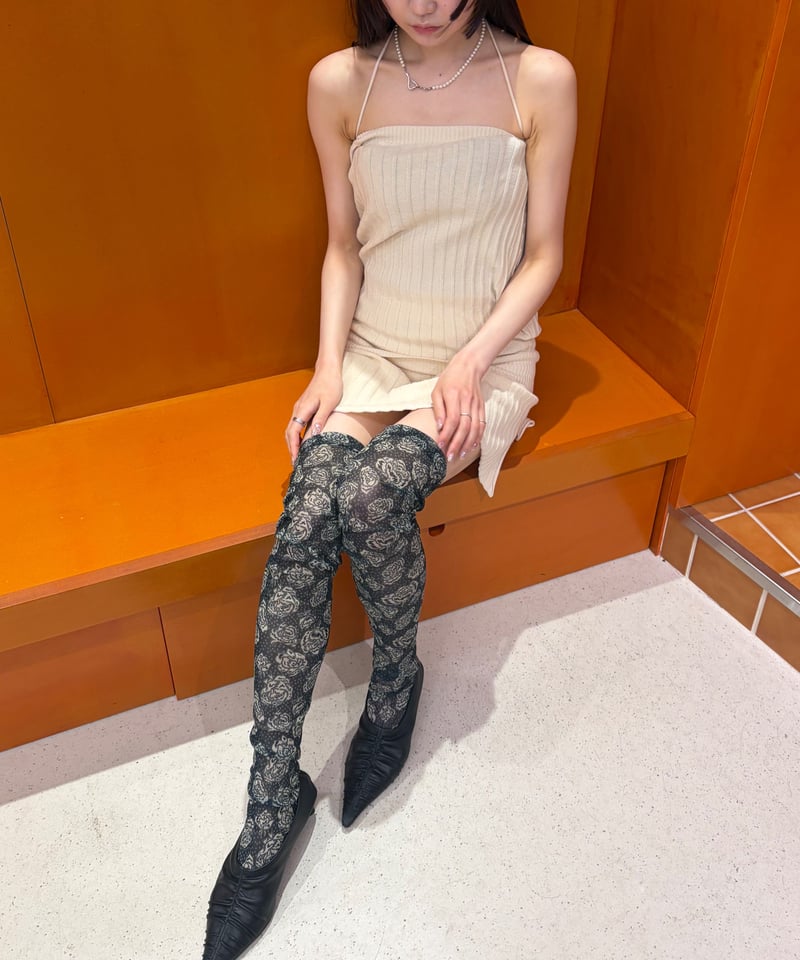 FUMIE=TANAKA / flower mesh socks | JURK shop tokyo