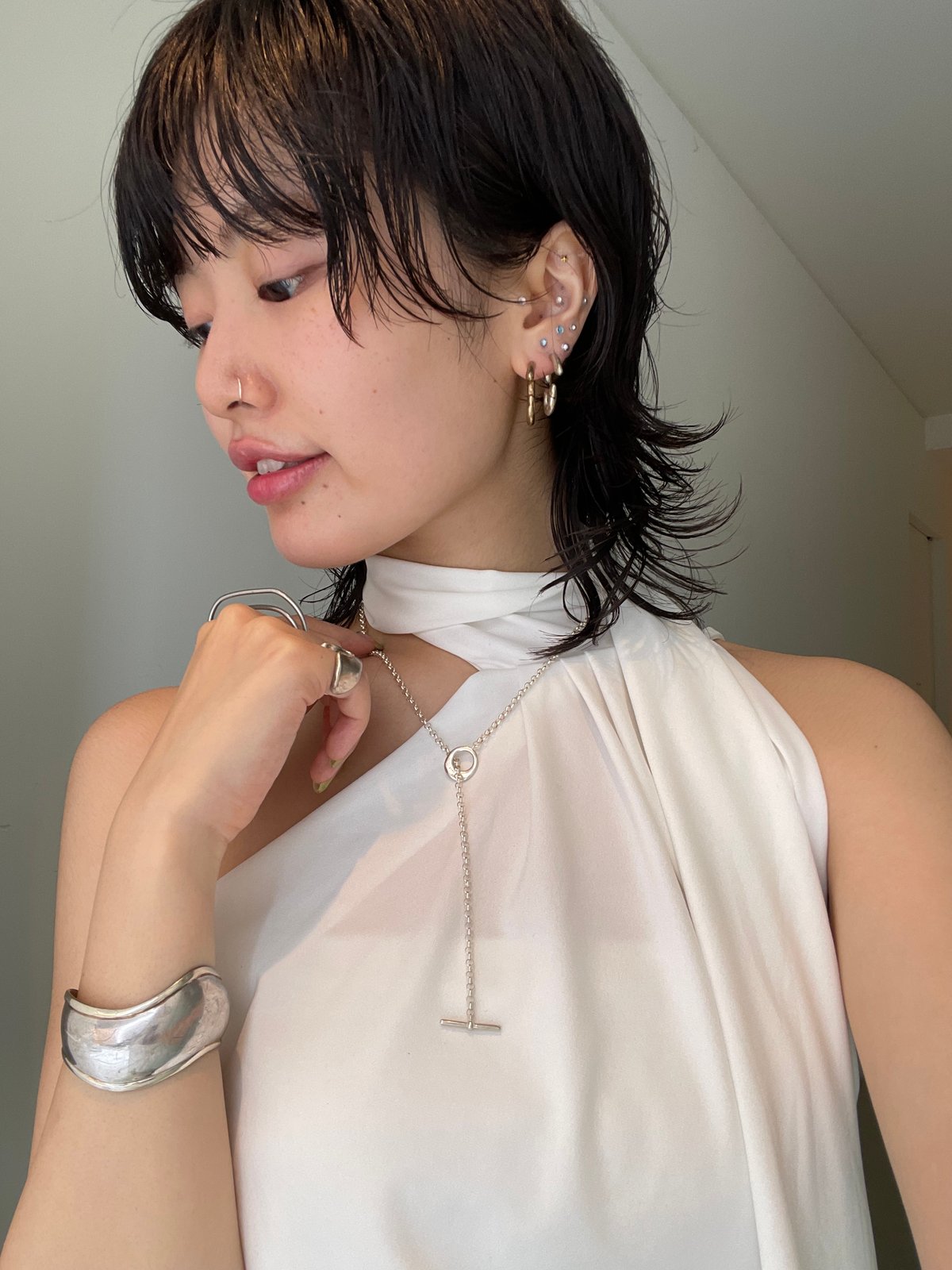 TEN. × jurk loop lariat necklace ネックレス TEN. × jurk / loop lariat necklace | JURK shop