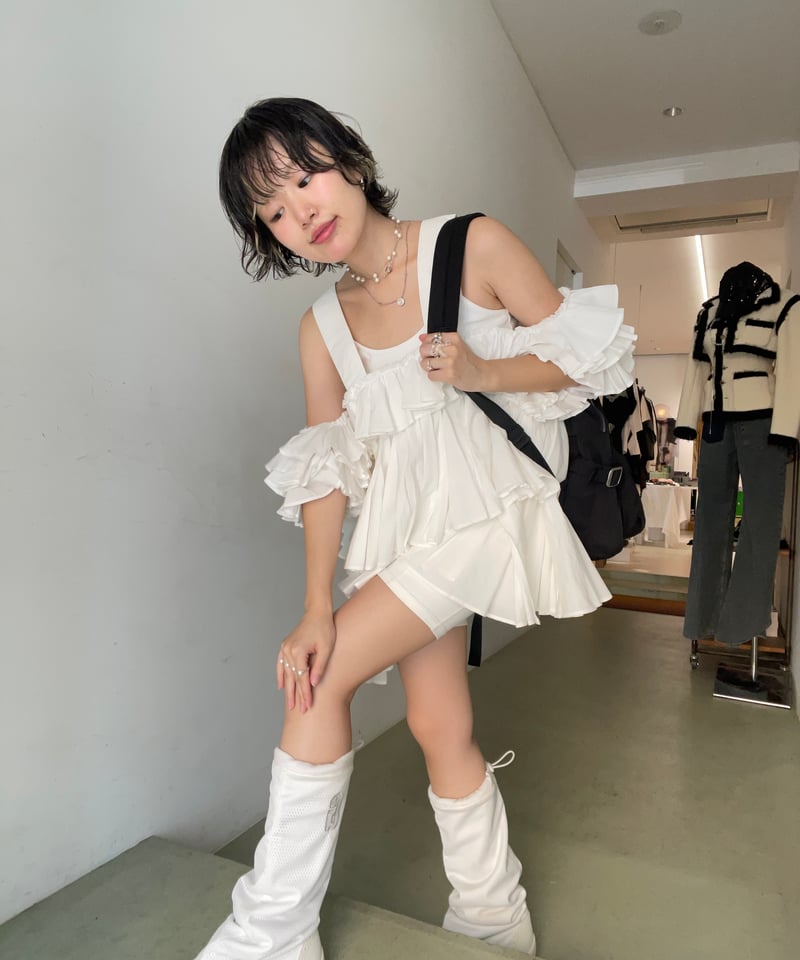 naokitomizuka / Ruffle camisole blouse | JURK s