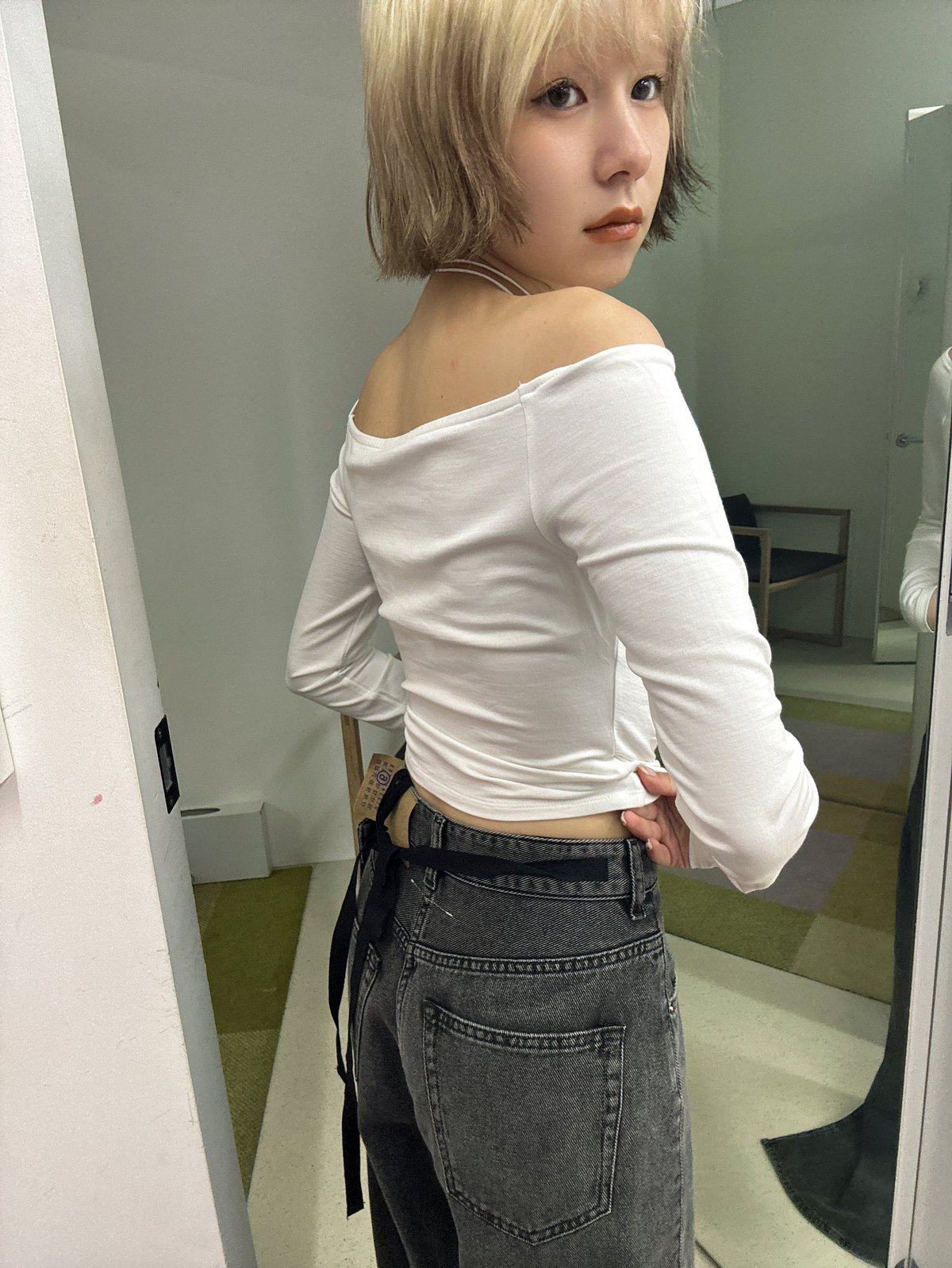 トップス Determ; Gatered Off-shoulder Top Determ; / Gatered Off-shoulder Top | JURK shop