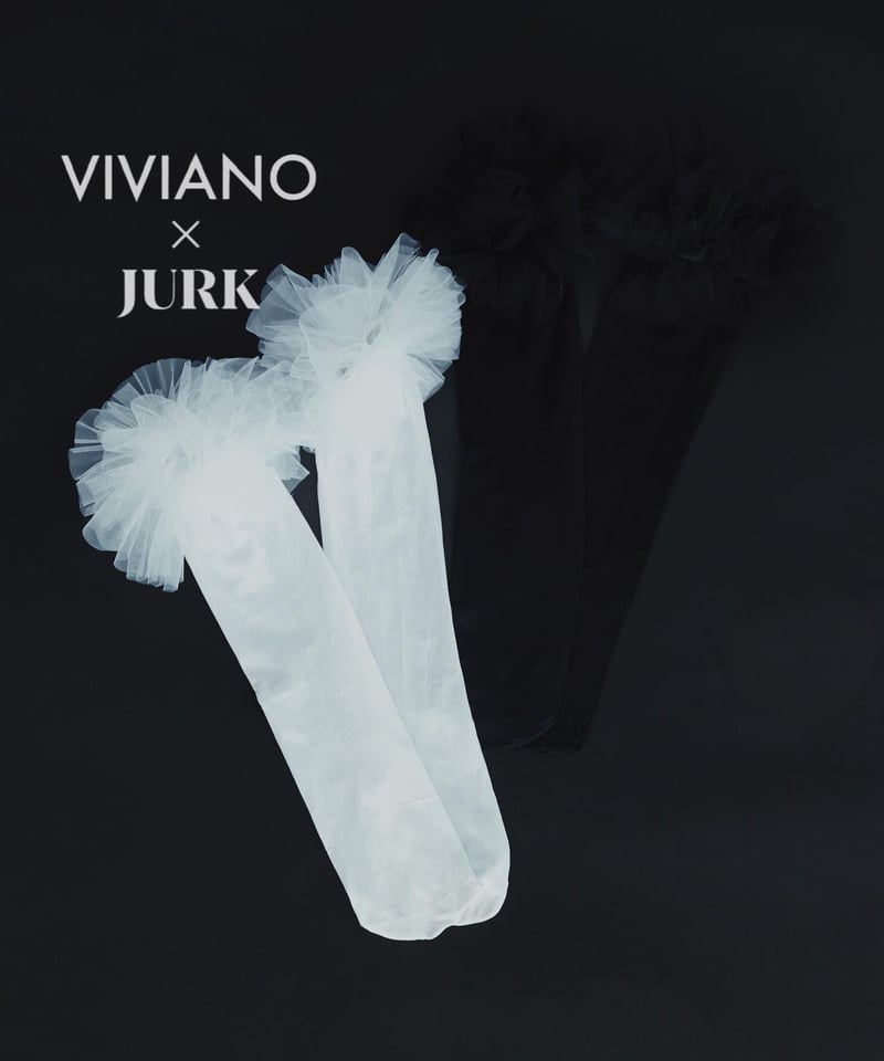 VIVIANO × JURK / Tulle socks | JURK shop tokyo