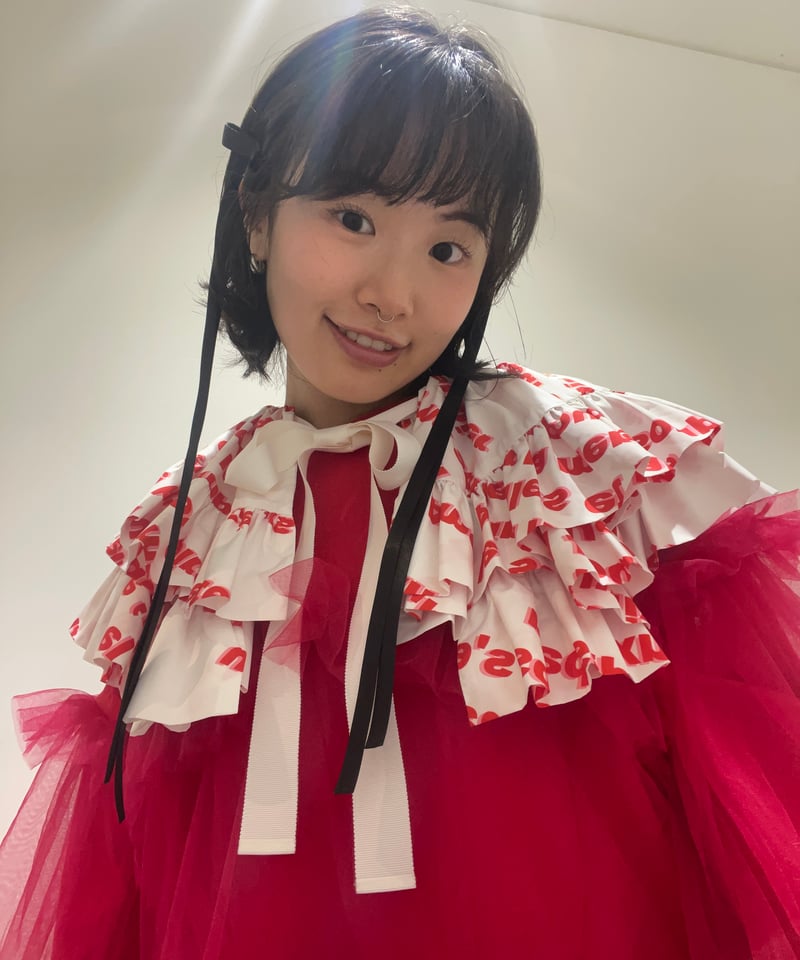 希少！VIVIANO チュールドッキングシャツ 赤 Mサイズ 希少！VIVIANO