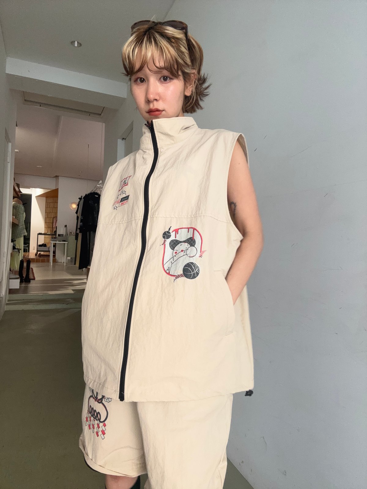 CommonNoun × JURK / nylon vest | JURK shop tokyo