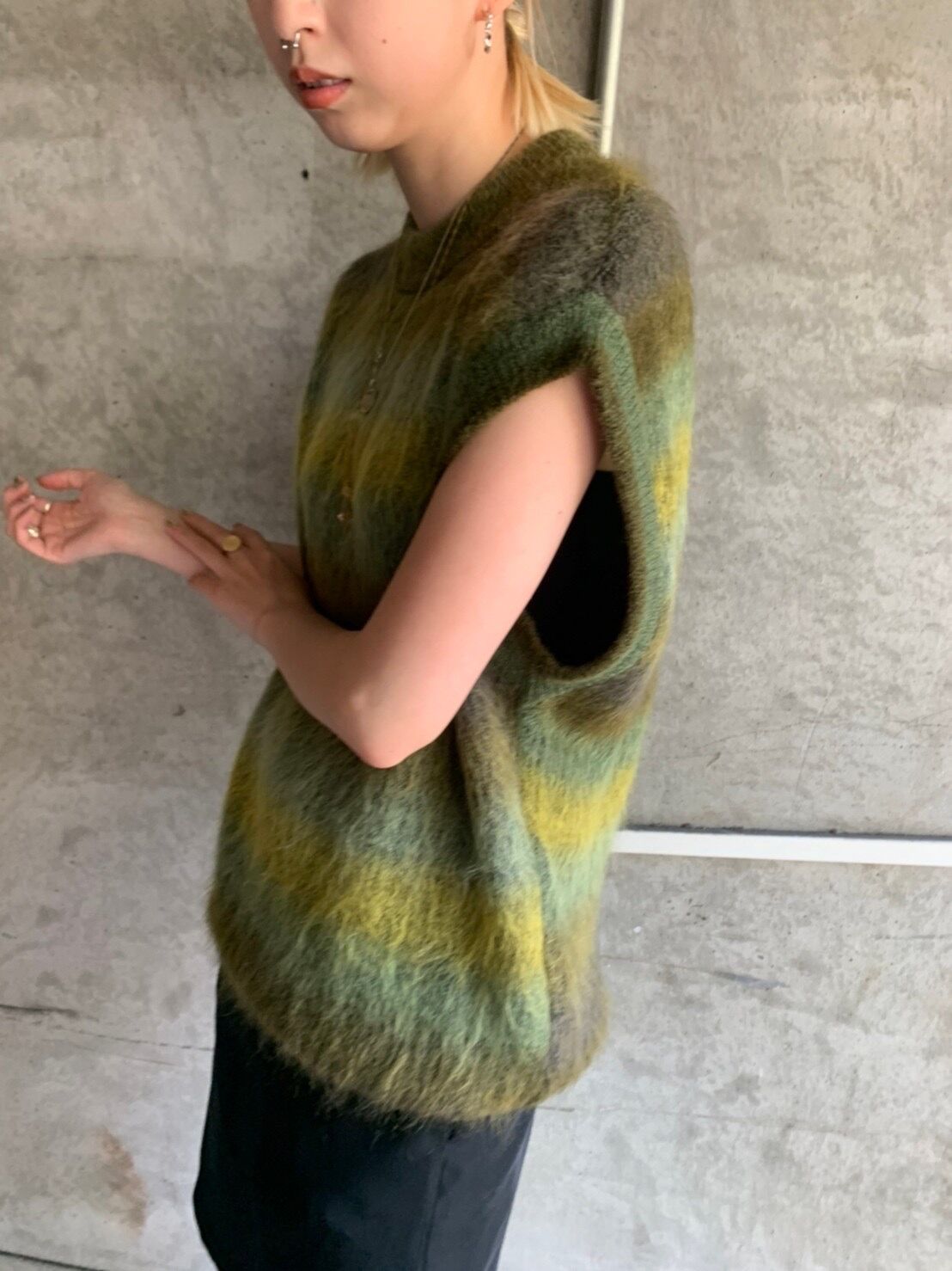 FUMIE=TANAKA / gradation mohair knit | JURK TOKYO