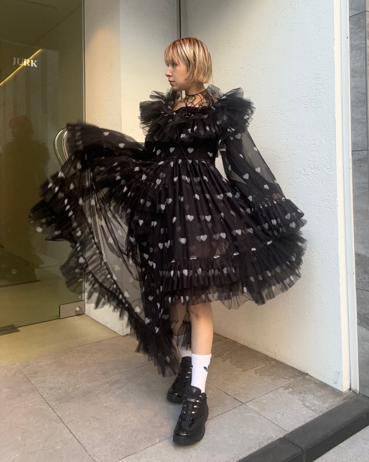 VIVIANO / Asymmetric Tulle Dress | JURK shop tokyo