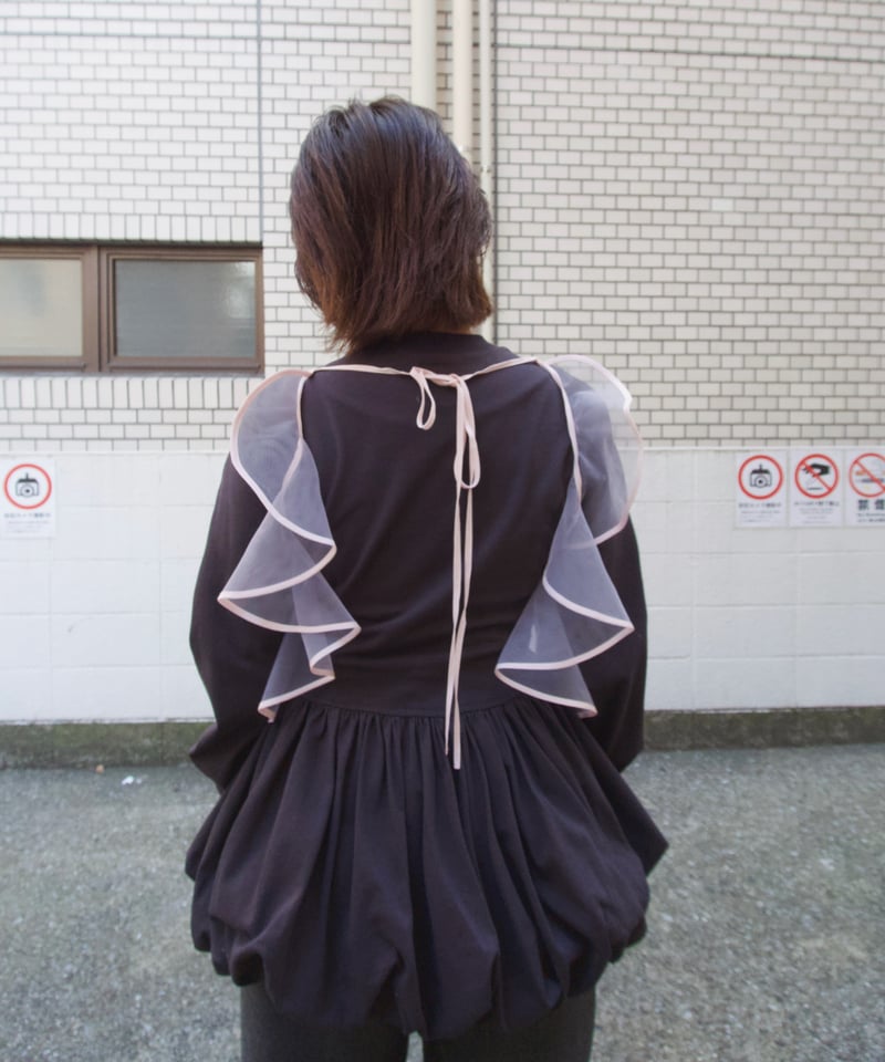 トップス FETICO 2025ss SHEER TOP FETICO / Rose Sheer Top | JURK shop tokyo