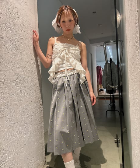 ナオキトミヅカnaokitomizukaReebok skirt&blouson naokitomizuka Reebok gathered skirt ・black - tity