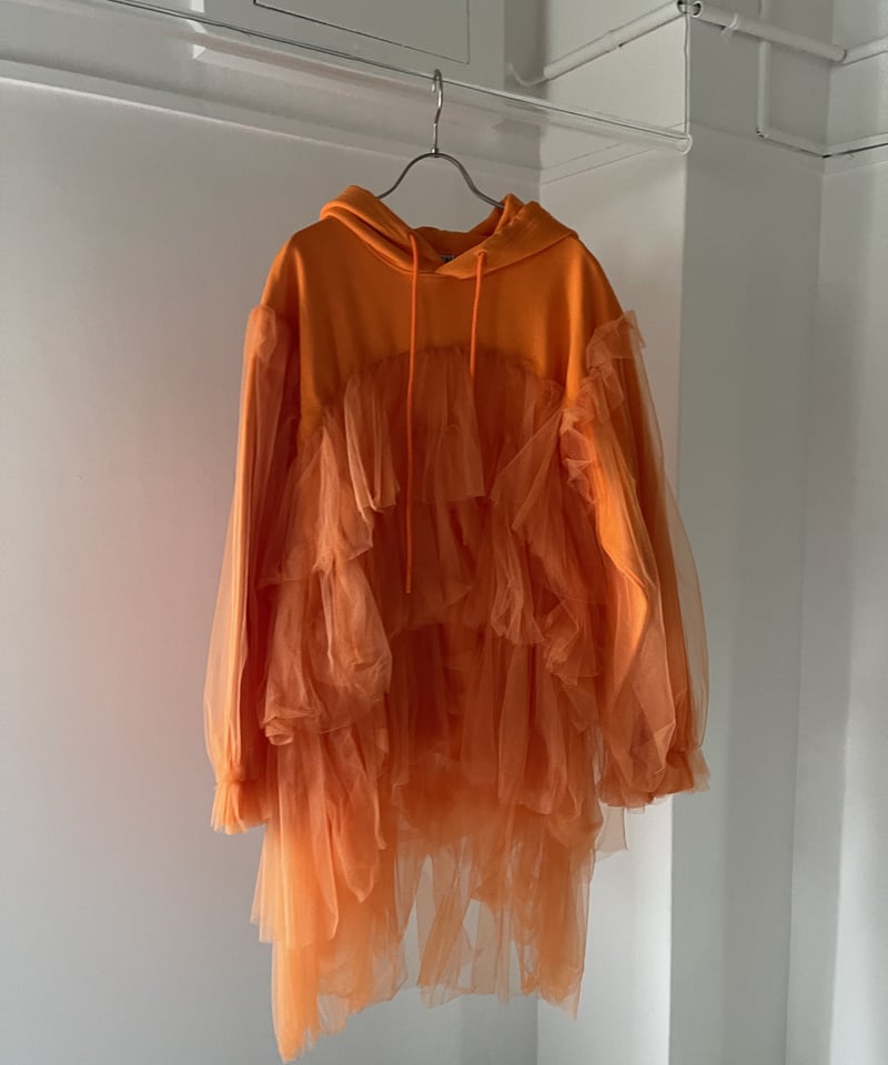 VIVIANO / Tiered Tulle Trimmed Hoodie | JURK TOKYO VIVIANO / Tiered Tulle Trimmed Hoodie | JURK TOKYO