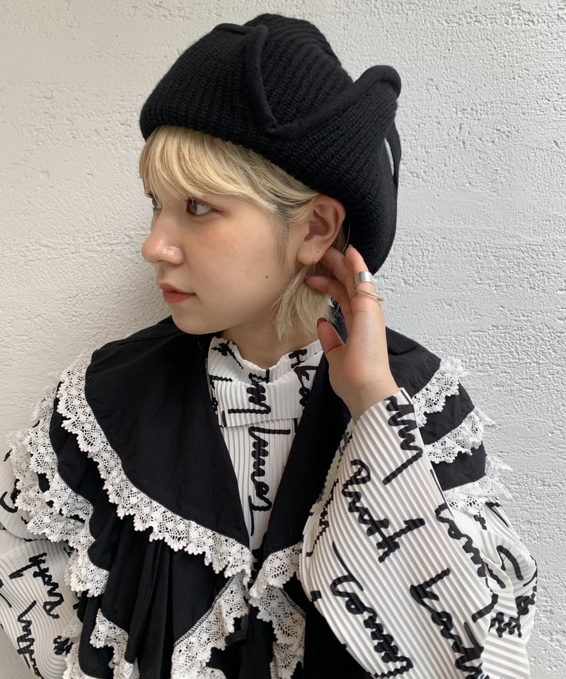 FUMIE=TANAKA / ear cover knit cap   jurk tokyo