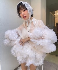 VIVIANO / Heart Pattern Fur Aviator Hat | JURK