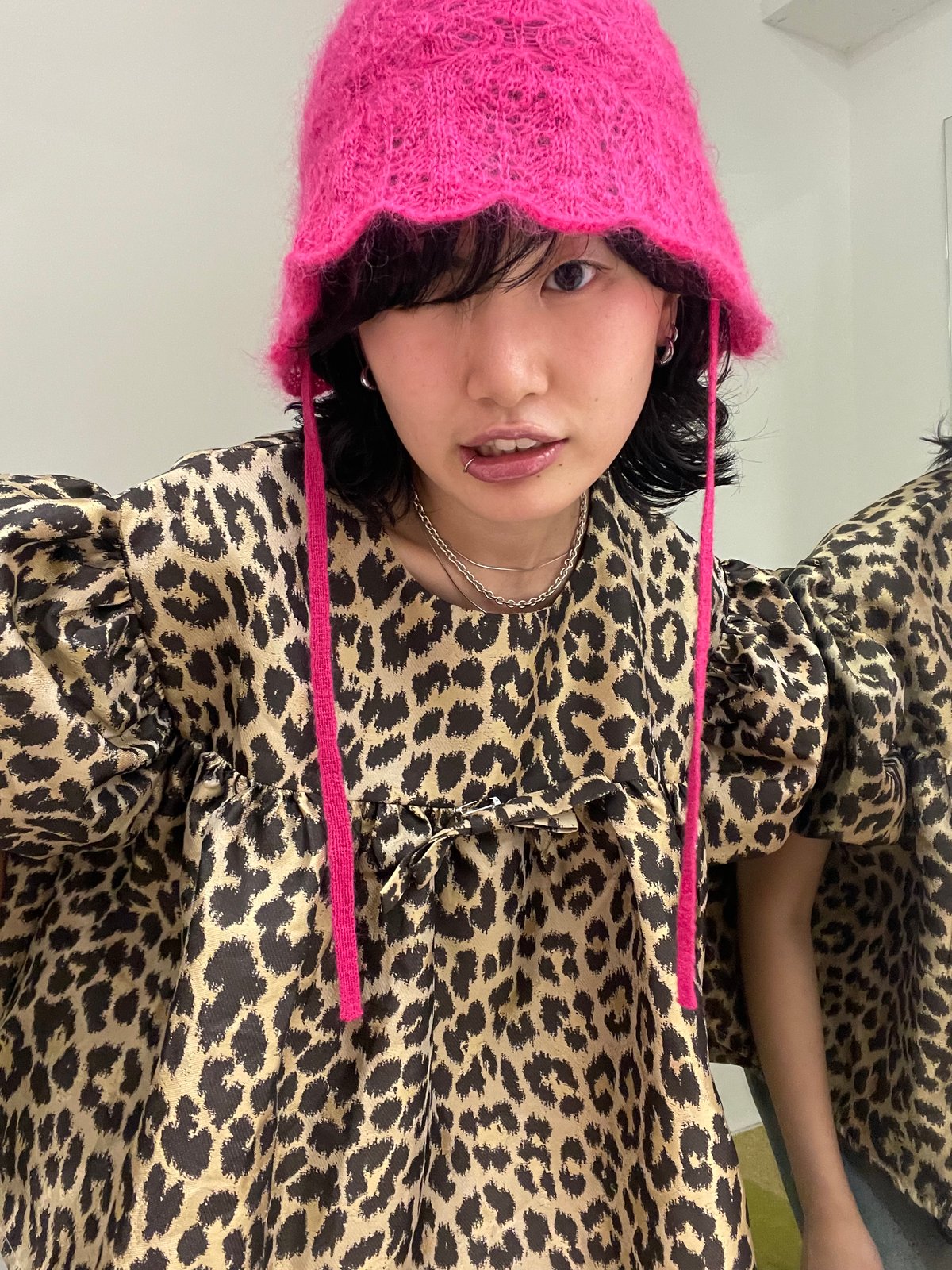 FUMIE=TANAKA / knit lace hat | JURK TOKYO FUMIE=TANAKA / knit lace hat | JURK TOKYO