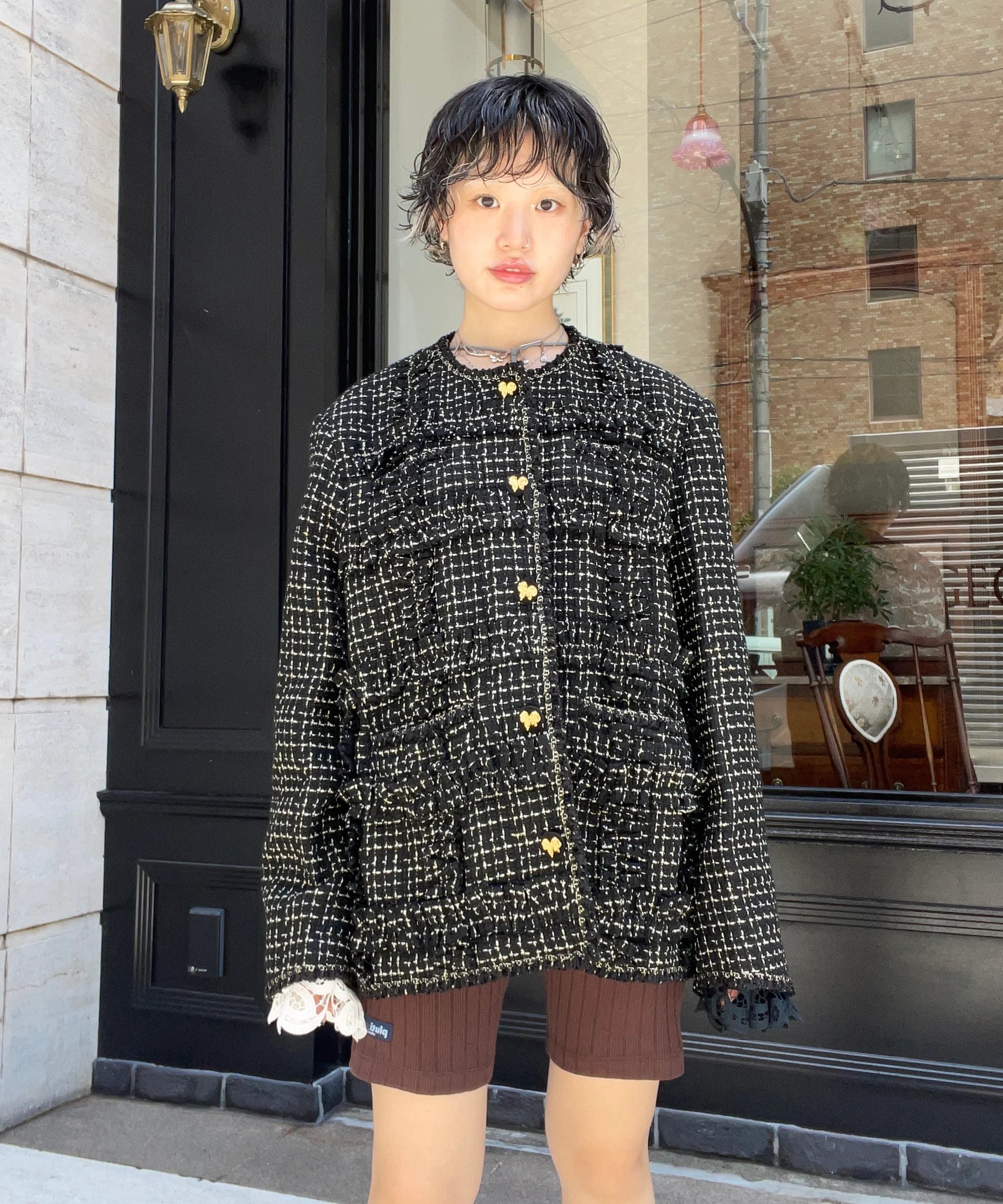 VIVIANO ツイードジャケット定価13万 original