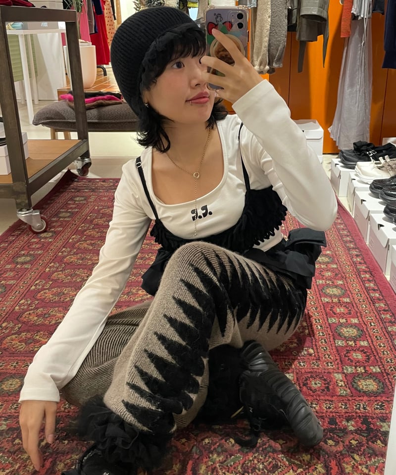 FUMIE=TANAKA / Giza knit pants | JURK TOKYO FUMIE=TANAKA / Giza knit pants | JURK TOKYO