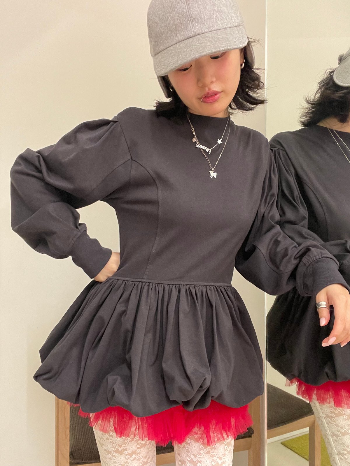 トップス Little $uzie / Ballon Hem Swiching Tops Little $uzie / Ballon Hem Swiching Tops | JURK