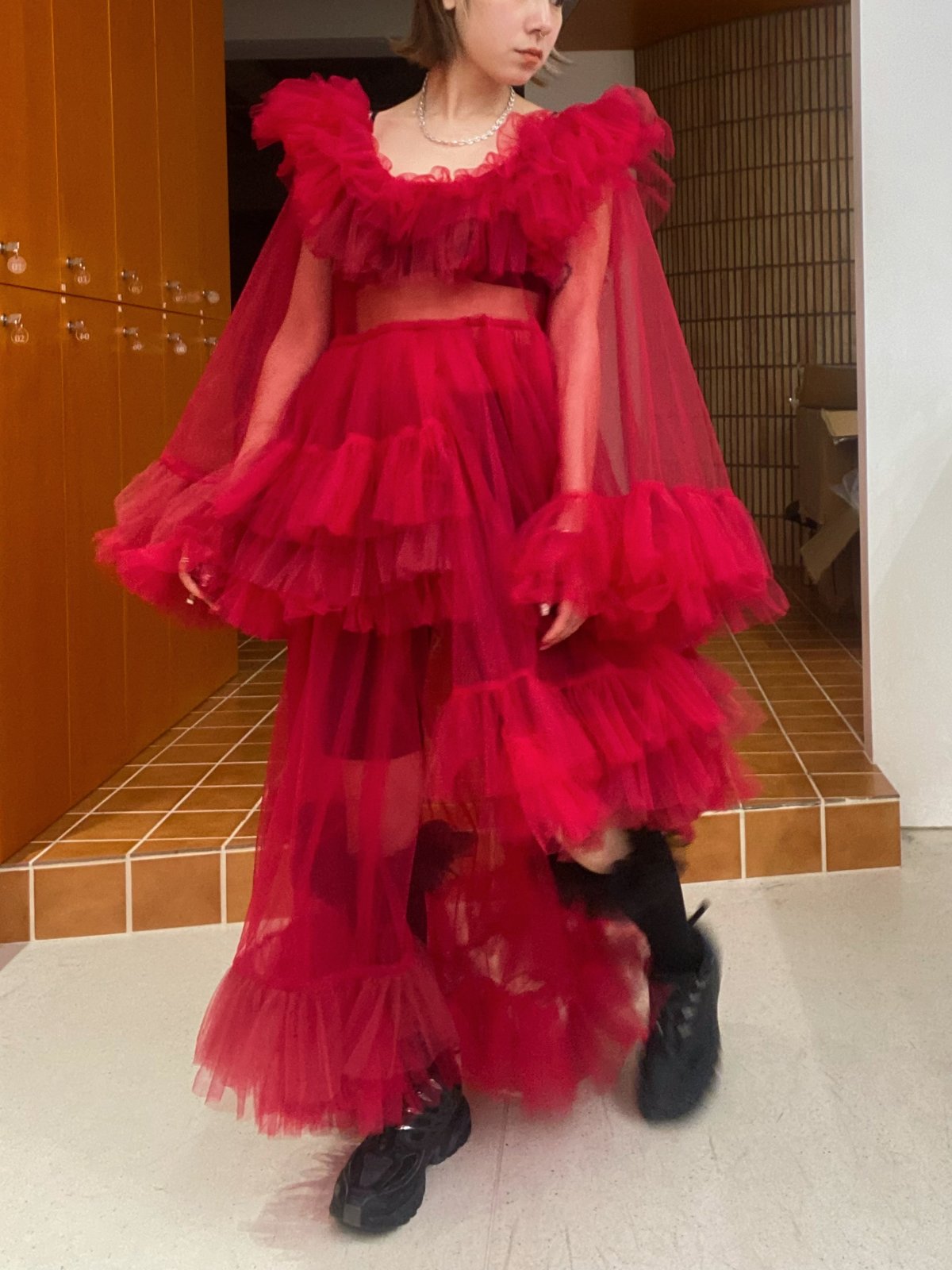 VIVIANO / Asymmetric Tulle Dress | JURK shop tokyo