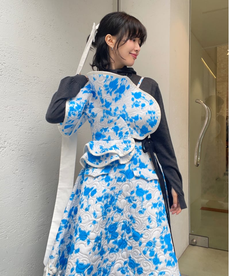 VIVIANO / Quilted Ruffle Bustier | JURK shop tokyo