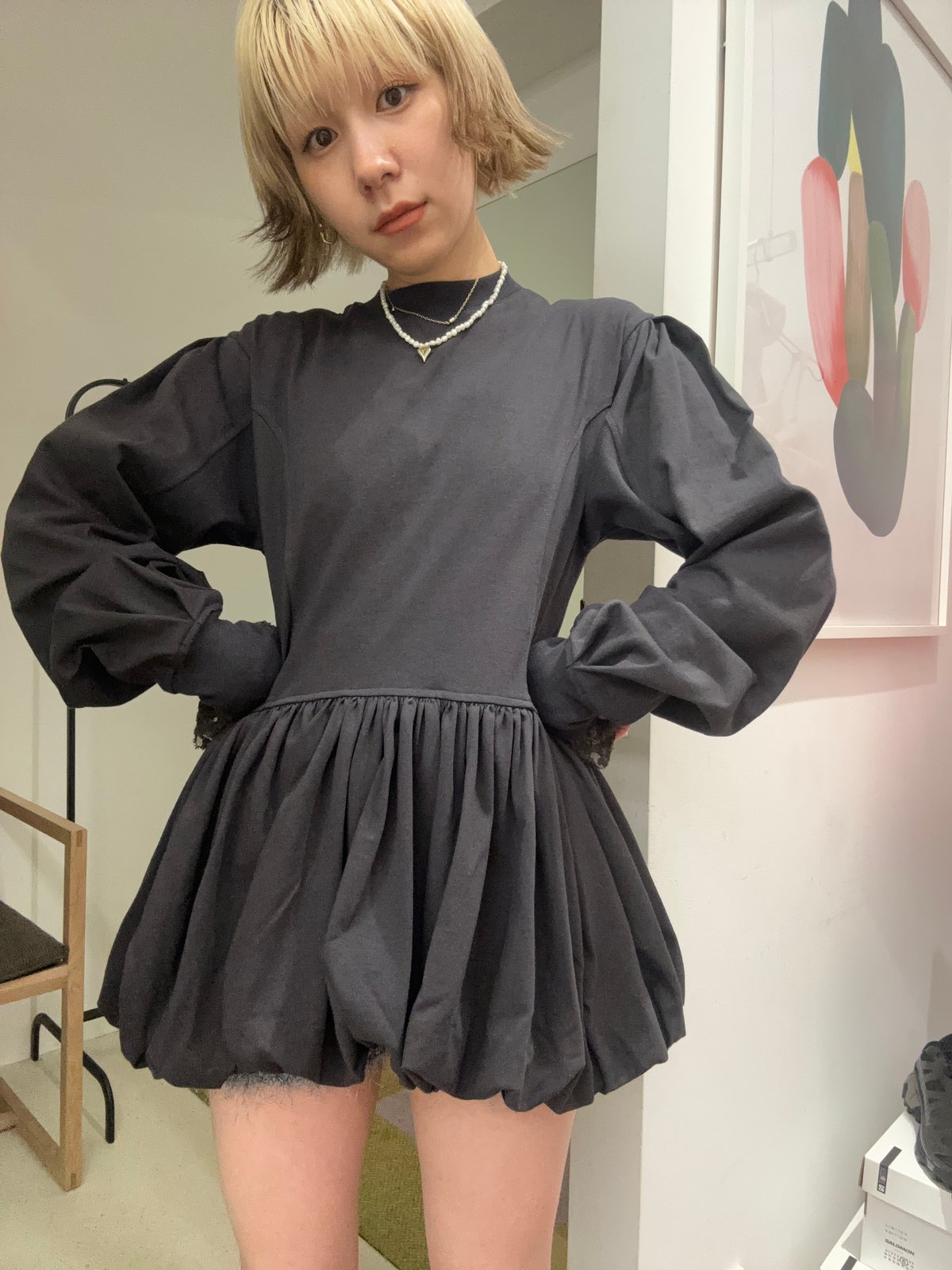 Little $uzie / Ballon Hem Swiching Tops | JURK