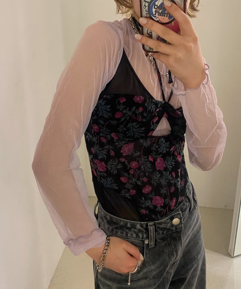 MUKASA / Tulle body suit | JURK shop tokyo