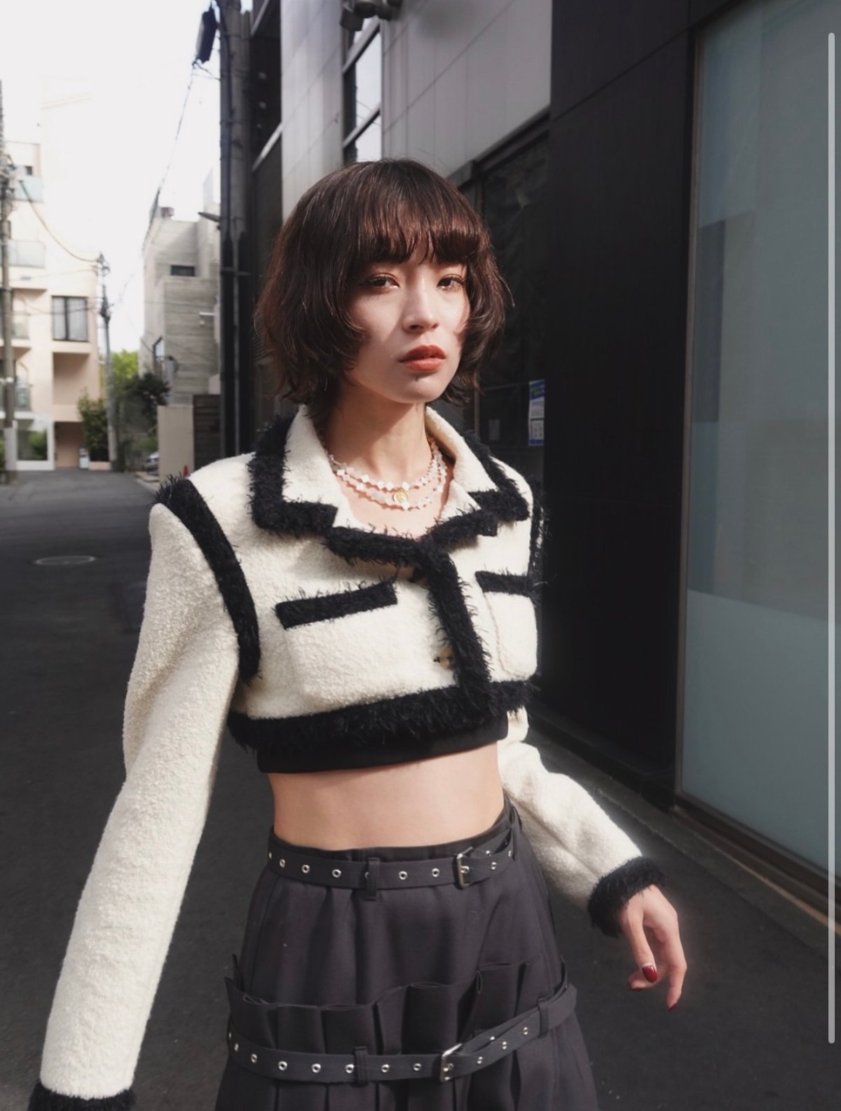 FETICO / Boucle knit short jacket | JURK shop t