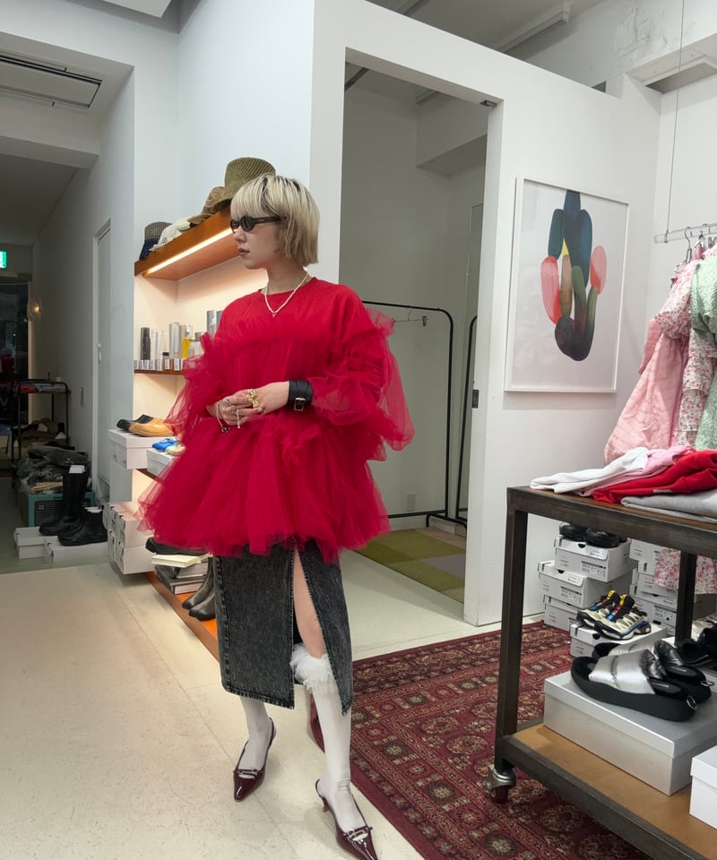 VIVIANO / Swell Tulle Sweat Shirt | JURK shop t