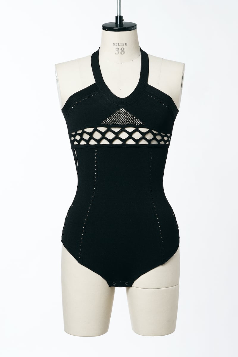 fetico MESH COMBINED VELOUR BODYSUIT