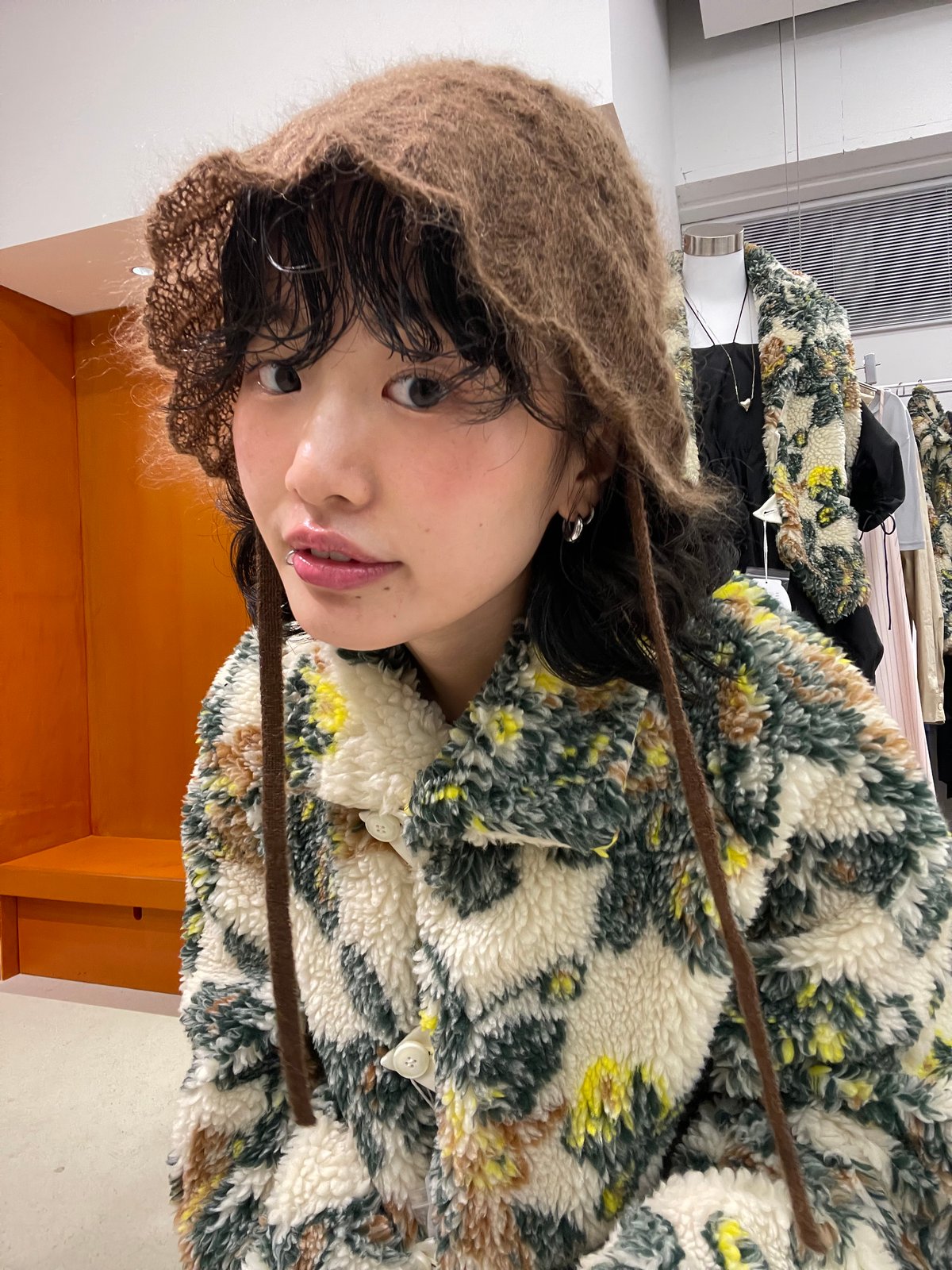 FUMIE=TANAKA / knit lace hat | JURK TOKYO FUMIE=TANAKA / knit lace hat | JURK TOKYO