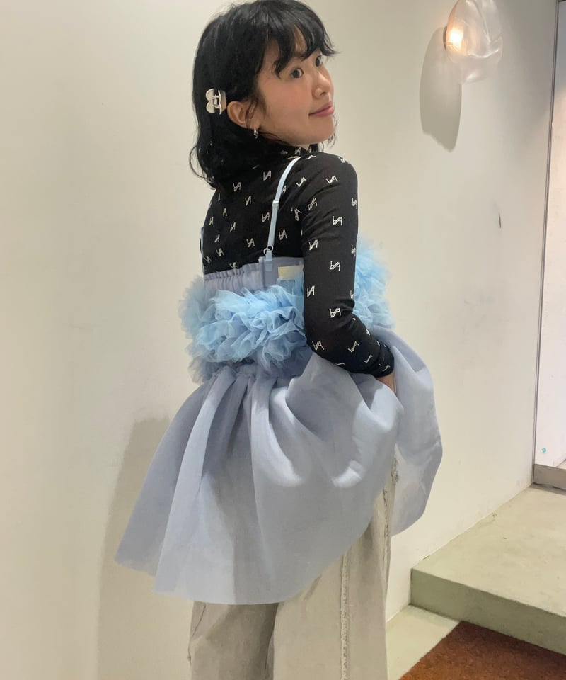 fumie tanaka フミエタナカ　チュールスカート FUMIE=TANAKA / sheer tuck OP | JURK shop tokyo