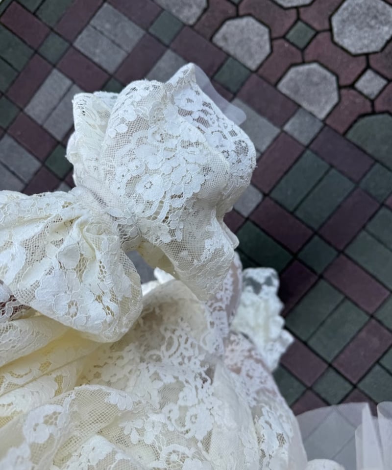 VIVIANO / Tulle Layered Lace Shirt | JURK shop