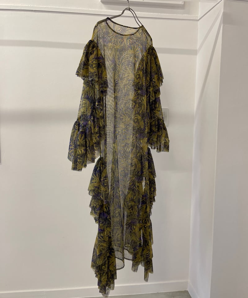 FUMIE=TANAKA / mesh frill OP | JURK TOKYO FUMIE=TANAKA / mesh frill OP | JURK TOKYO