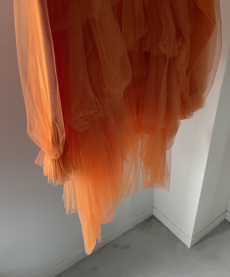 VIVIANO Tiered Tulle Trimmed Hoodie パーカー VIVIANO / Tiered Tulle Trimmed Hoodie | JURK sh