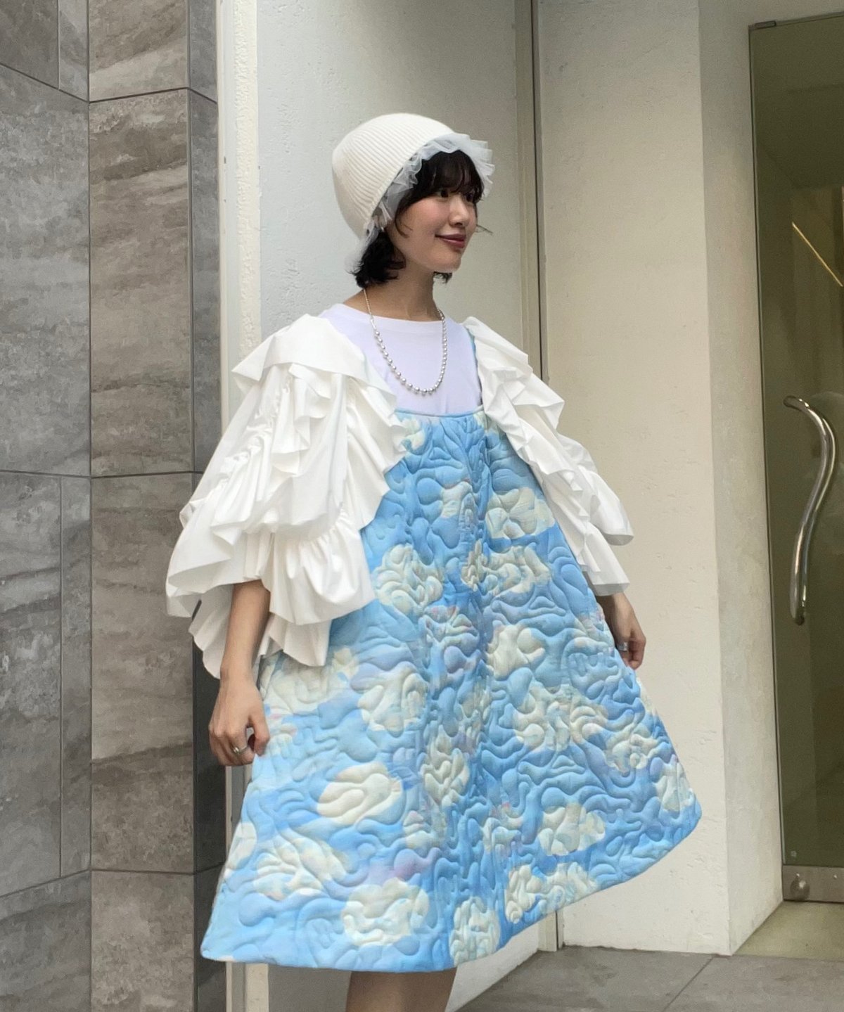 VIVIANO / Ruffle Sleeve T-shirt | JURK TOKYO